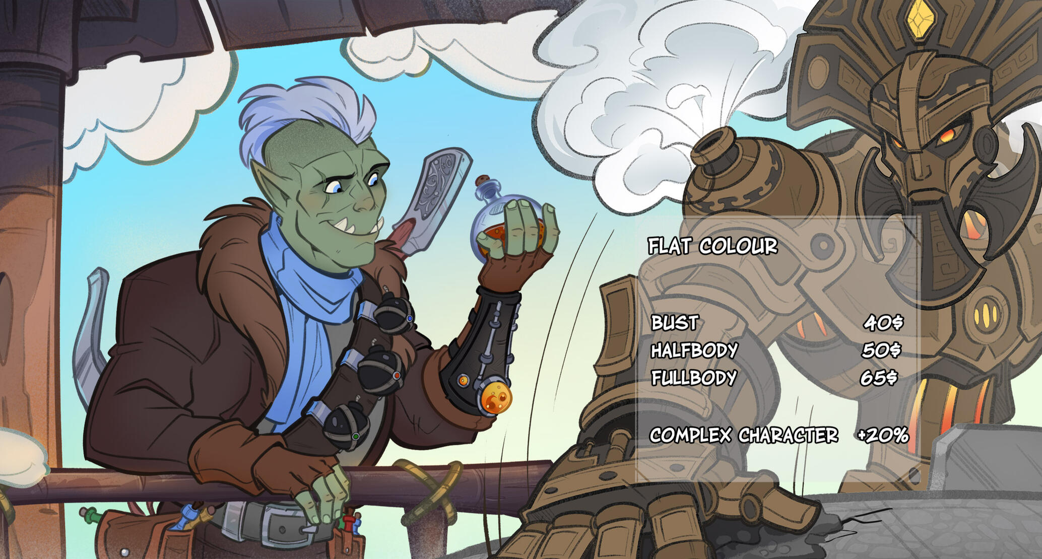 Characters Flat Colour